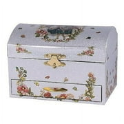 Flower Ballerina Jewelry Music Box, Plays "Swan Lake", by Broadway Gifts
