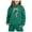 Dark Green, variant on Hienoo Toddler Girls Hoodie Set Bow Print Hooded Sweatshirt Sweatpants Outfits Sweatsuit