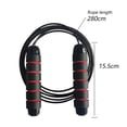 thumbnail image 2 of Jump Rope, Tangle-Free Rapid Speed Jumping Rope Cable with Ball Bearings for Women, Men, and Kids, Adjustable Steel Jump Rope Workout with Foam Handles, 2 of 6