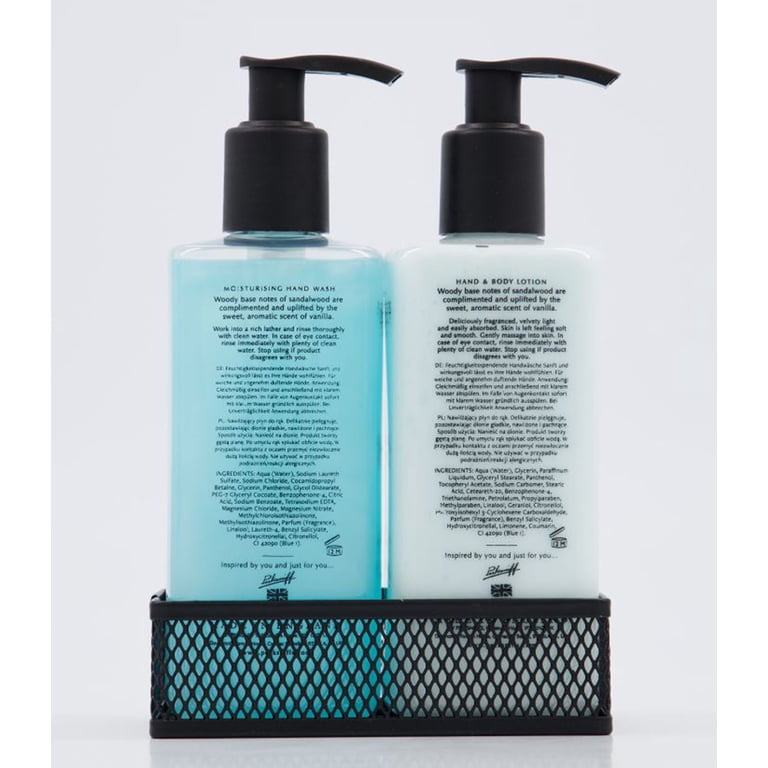 Pecksniffs Sandalwood and Vanilla Hand Wash and Body Lotion Set