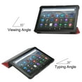 thumbnail image 3 of SaniMore for Fire HD8/HD8plus(12th generation 2022 Case, Auto Sleep/Wake Rugged PC Tri-Fold Kickstand [Support iPad 1st/3rd Pencil Charging]  Shockproof Protective Case for Women Men, Winered, 3 of 8