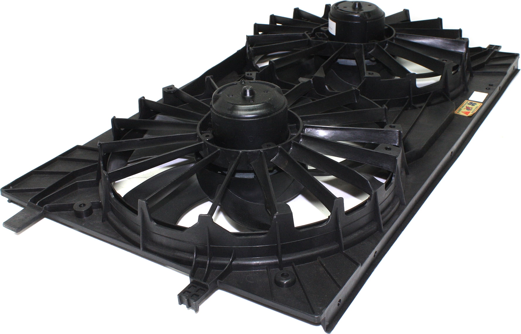 Replacement REPD160501 Cooling Fan Assembly Compatible with 2007-2017 Jeep Patriot 2011-2014 Chrysler 200 Radiator