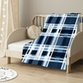 thumbnail image 2 of JEUXUS  Grey Throw Blanket - 50x60 Inches Soft 3D Jacquard Weave Pattern Blanket for Couch and Decorative, 2 of 6