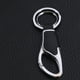 thumbnail image 3 of Llavero de cuero para hombre con llavero de metal para automóviles Inicio (cuero plateado y negro), 3 of 5