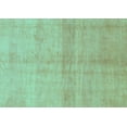 thumbnail image 1 of Ahgly Company Machine Washable Indoor Rectangle Abstract Turquoise Blue Modern Area Rugs, 2' x 4', 1 of 4