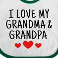 thumbnail image 4 of Inktastic I Love My Grandma and Grandpa Boys or Girls Baby Bib, 4 of 4
