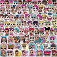 thumbnail image 1 of 100 Pack L.O.L Surprise Stickers LOL Surprise, 1 of 5