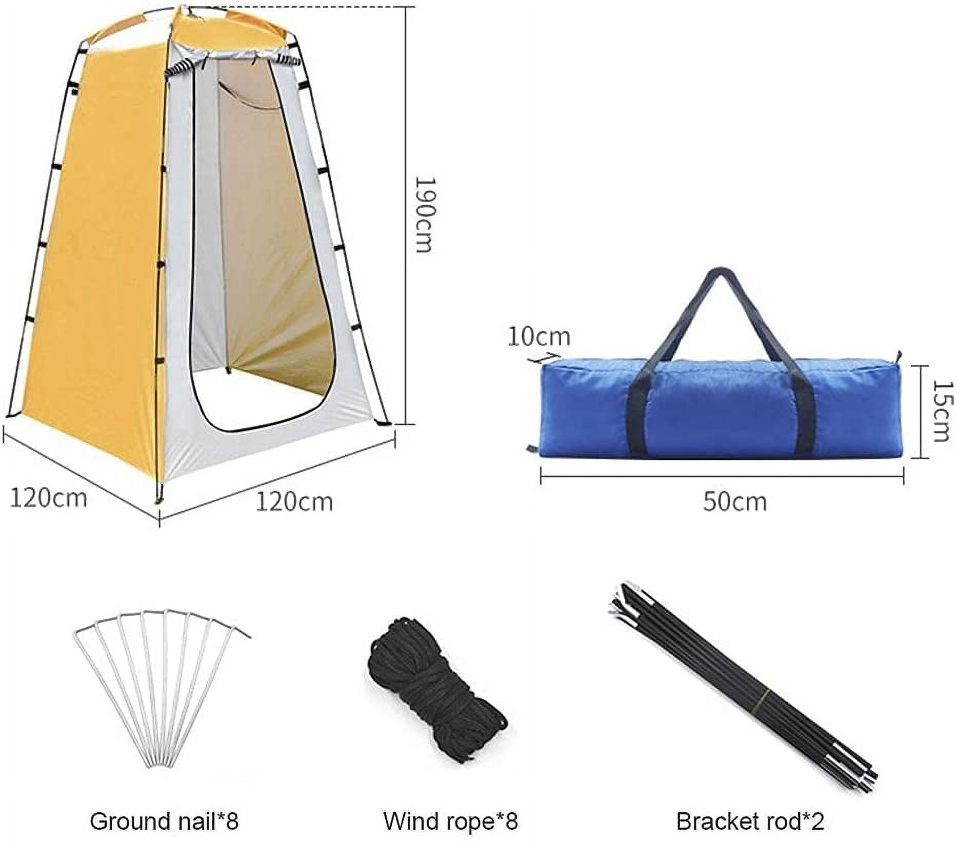 Runbaixing Portable Changing Privacy Tent with Storage Bag