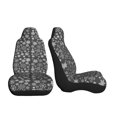 thumbnail image 3 of Yiaed simple white Snowflake Print Car Seat Covers,Universal Auto Seats Protector Fits for Car,SUV Sedan,Truck,Automotive Seat Covers & Accessories-1, 3 of 9
