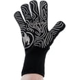 thumbnail image 3 of High Heat Gloves, Grill/BBQ Gloves, Oven Mitts, Heat-Resistant up to 450°F, Non-Slip, Black, One Size, 3 of 4