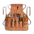 thumbnail image 3 of Wosthever Delantal de trabajo con múltiples bolsillos impermeable para cocina, Picnic, barbacoa, babero de trabajo, tamaño libre, pintura Kits de desorden para acampar, 3 of 6