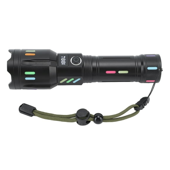 LED Flashlights, Imitation Shark Fin Shell Handheld LED Flashlights Nano Level White for Camping
