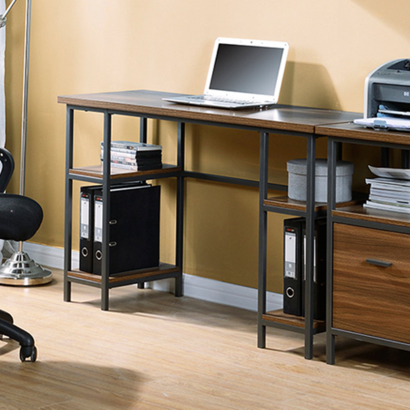 Homestar Laptop Desk with 4Shelves
