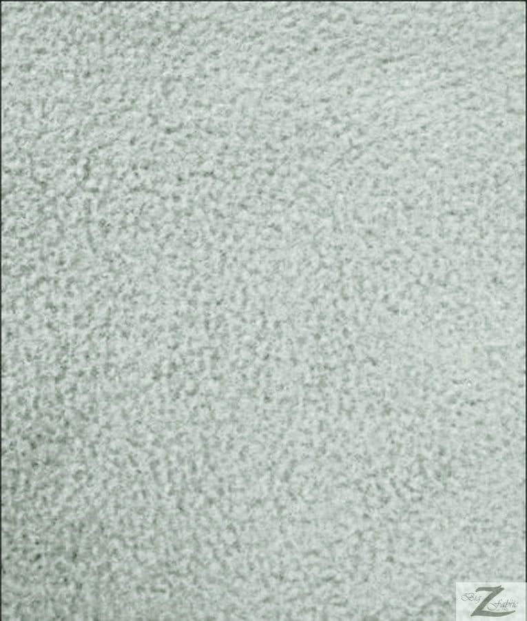 Fleece Fabric Solid / Heather Gray / Sold By The Yard