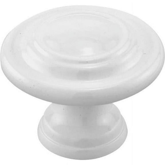 Bi-Fold Door Knob  White