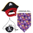 thumbnail image 2 of Pirate Dog Cat Costume Suit Halloween Funny Pet Clothes, 2 of 5