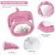thumbnail image 2 of Saco de Dormir para Gatos de Lana Suave, Cama para Mascotas Lavable y cálida, Bolsa para Abrazos para Gatos, cojín y Perrera, Perrera Cerrada, Rosa, 50 * 40 cm Rojo Verde, 2 of 5