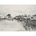 thumbnail image 3 of Édouard Manet 24x19 Black Modern Framed Museum Art Print Titled - The Races (Les Courses) (1865-72), 3 of 5