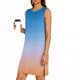 thumbnail image 2 of TaTaai Women's Round Neck Sleeveless Slip Dress Solid Color Casual Pullover Dress with Side Slit Lightweight Summer Stretchy Fit Gift, 2 of 6