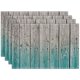 thumbnail image 1 of Granjero Gordo Mantel individual de lino de 4 piezas, superficie protectora, mantel lavable antideslizante (17,7 x 12,6 pulgadas, A101), 1 of 5