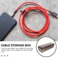 thumbnail image 2 of Box de gestión de cables Organizador de productos electrónicos Bin 7-ranura Cordor organizador de cable, 2 of 4