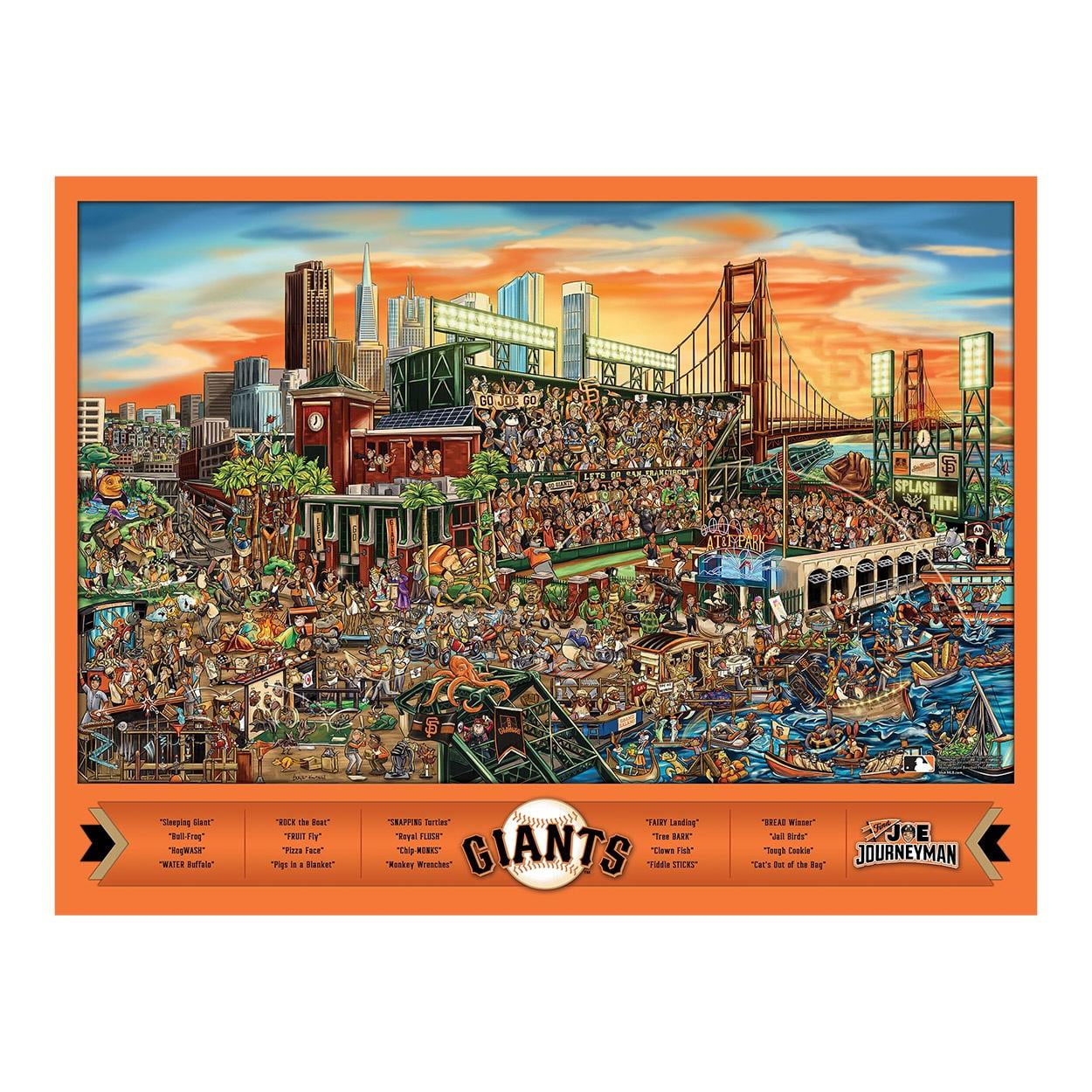 YouTheFan MLB Giants Joe Journeyman Puzzle - 500 PC