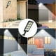 thumbnail image 4 of Farolas solares para exteriores, luces de estacionamiento solares, sensor de movimiento inalámbrico, luz de pared de seguridad solar con 3 modos para jardín, calle y patio., 4 of 7