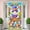 Easter Bunny#9, variant on Easter Door Banner 71x35 Inch – Bunny Easter Door Cover for Front Door, Outdoor Spring Easter Decorations for Porch, Farmhouse Entryway, Colorful Easter Bunny Door Decoration