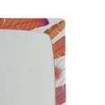 thumbnail image 3 of Ambesonne Feathers Fitted Sheet, Color Details Tile, Queen Size, Salmon Purple Green, 3 of 3