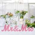 thumbnail image 3 of Gymchoice Mr and Mrs Sign for Wedding Table Wooden Wedding Signs Sweetheart Table Decorations Large Mr & Mrs Wood Letters Just Married Sign for Vintage Wedding Anniversary Party Decor, 3 of 7