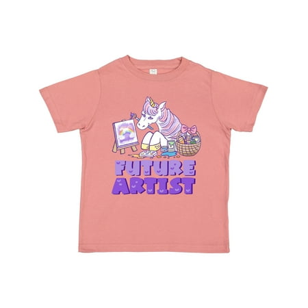 

Inktastic Future Artist Colorful Painting Unicorn Gift Toddler Boy or Toddler Girl T-Shirt