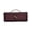 Winered, variant on Women Woven Textured Rectangular Hard Case Clutch Purse, Top Handle Handbag with Detachable Shoulder Strap, Gold Metal Clasp Evening Bag for Wedding Party Daily Gift-Red