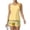 Complexion, variant on Tankini Swimsuits for Women Sunflower Print Crew Neck Drawstring Sporty Bathing Suit Beach Summer Two Piece Swimsuit Gold XL