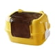 thumbnail image 3 of Caja de arena para gatos totalmente cubierta, bandeja de arena, orinal convertible fácil de instalar, inodoro con capucha para baño, hogar y dormitori Amarillo, 3 of 8