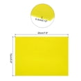 thumbnail image 2 of Unique Bargains Stained Glass Sheet Mosaic Tile 7.9 Inch x 5.9 Inch Yellow Stained Glass Sheets for Crafts Project, 2 of 5