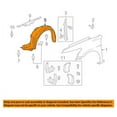 thumbnail image 3 of CAPA For 08-12 Accord Sedan Front Splash Shield Inner Fender Liner Left Side, 3 of 3