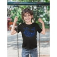 thumbnail image 2 of Whale Outline With Symbols T-Shirt Toddler -Image by Shutterstock,  4 Toddler, 2 of 4