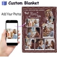 thumbnail image 3 of Best Mom Ever Custom Blanket, Birthday Gifts for Mom from Daughter Son with Pictures, Customized Photo Collage Mother Blankets Wife Birthday Gifts, Personalized Flannel Blanket with Photo as a Gift, 3 of 6