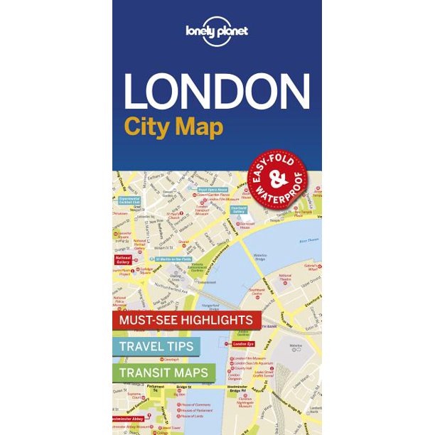 London city map folded map 9781786574138