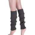 thumbnail image 2 of Prolriy Leg Warmers, Boot Cuffs Warmer Knit Leg Stockings Socks for Women Grey, 2 of 2