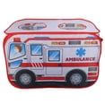 thumbnail image 1 of Ambulancia de juguete, tienda plegable para niños, tienda emergente interior, juguetes de ambulancia para niños pequeños, grado profesional, 1 of 8