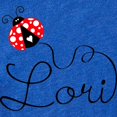 thumbnail image 2 of CafePress - Ladybug Lori - Cute Infant Baby Football Bodysuit, 2 of 3