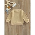 thumbnail image 4 of Infant Baby Boys Girls Outfits Crewneck Sweatshirt Mama's Coffee Date Letter Pullover Sweater Fall Winter Clothes, 4 of 8