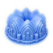 Bundt Cake Pan:  8” Silicone Non-Stick Fluted Round Cake Mold for Baking Elegant Cakes, Jello Cakes & Bread (Colors Vary)