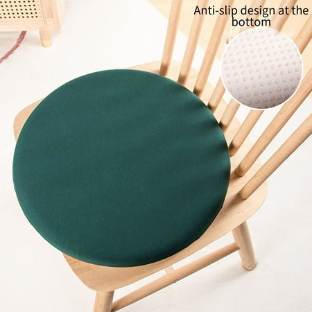 

Round Chair Cushions Memory Foam Chair Pads Comfortable Mat Non-Slip Breathable Seat Cushion Suitable for Office Living Room Dining Room Washable -13.7X13.7X1.37 Inches