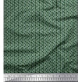 thumbnail image 1 of Soimoi Crepe Silk Fabric Geometric Small Print Sewing Fabric Yard 42 Inch Wide, 1 of 3