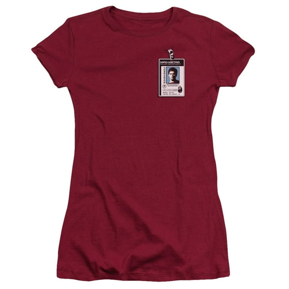 Dexter Badge Junior Women's T-Shirt Sheer Cardinal