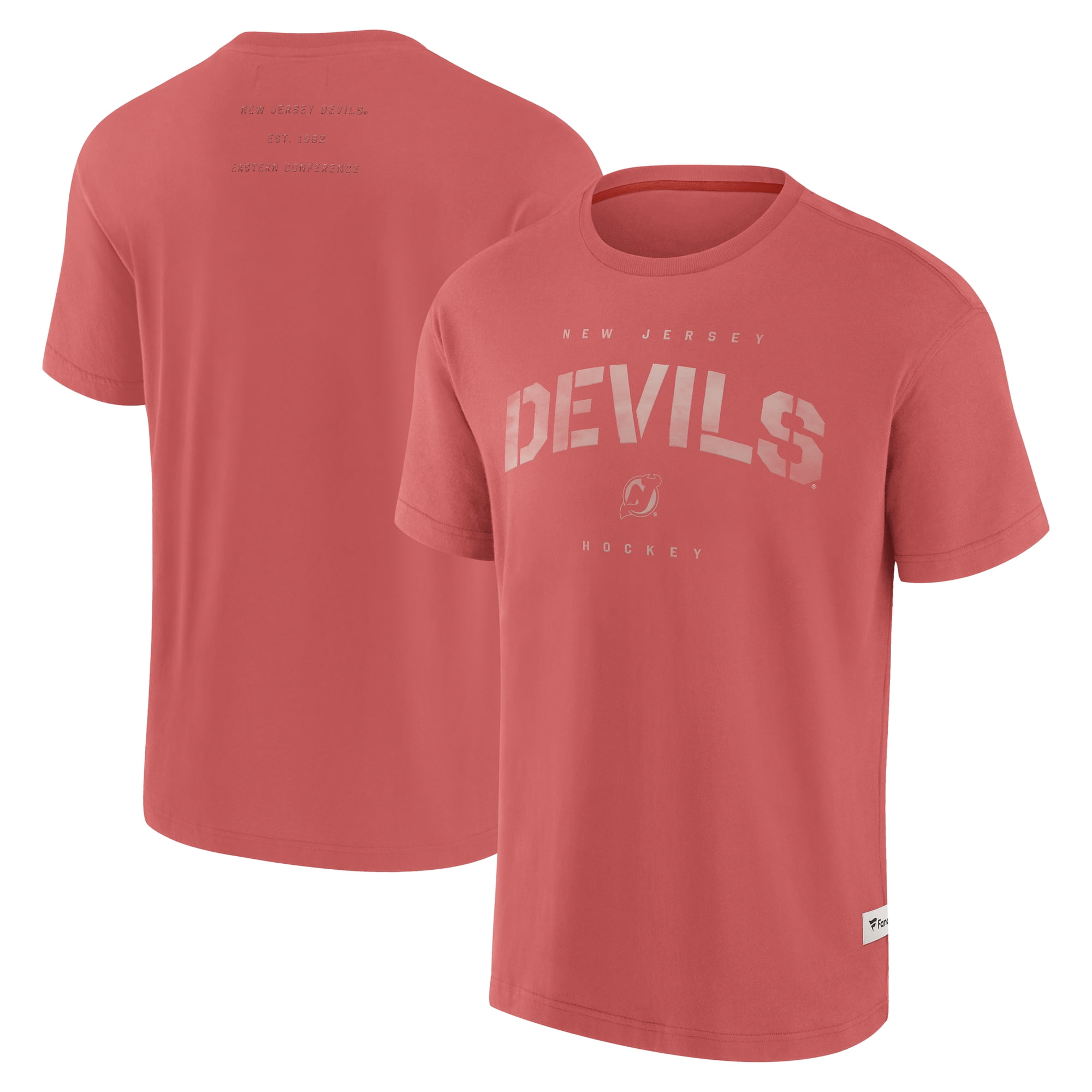 Men's Fanatics Red New Jersey Devils Elements Weathered Tonal Future Ground T-Shirt