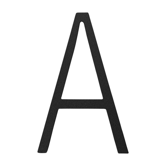 Stainless Steel Metal Floating Door Numbers, 76mm Black Metal Letters, Stainless Steel House Address Letters and Numbers, Modern House Number and Letter for Home Hotel Office