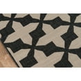 thumbnail image 3 of Momeni  Baja Crisscross Indoor Outdoor Rug Charcoal 3'11" x 5'7" 4' x 6' Outdoor, Indoor Beige, 3 of 5